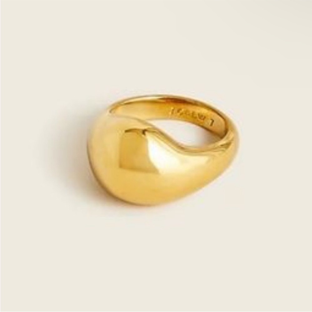 J.‎ Crew Sculptural orb ring Item BB495 Gold